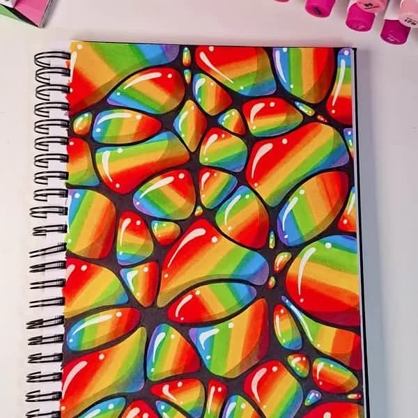 Tile doodling example