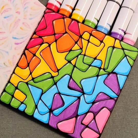 Tile doodling example 1