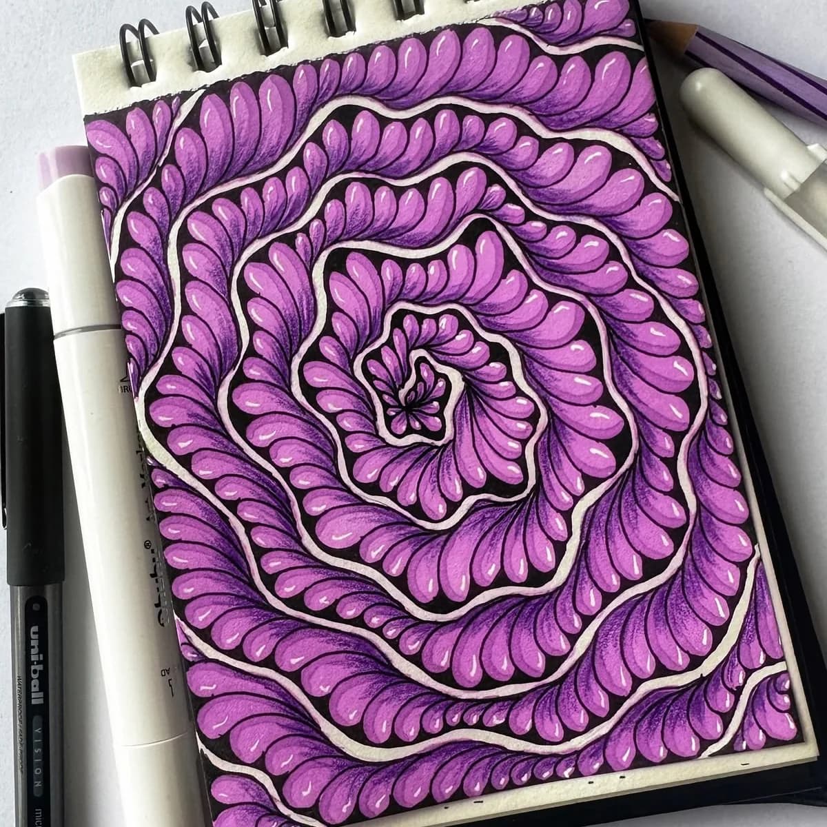 Tile doodling example 8
