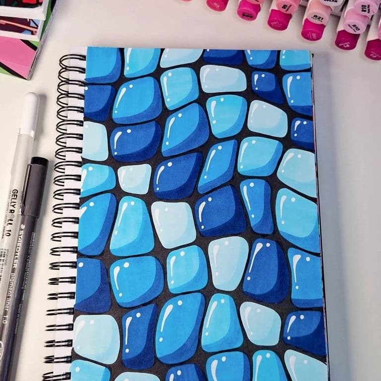 Tile doodling example 3