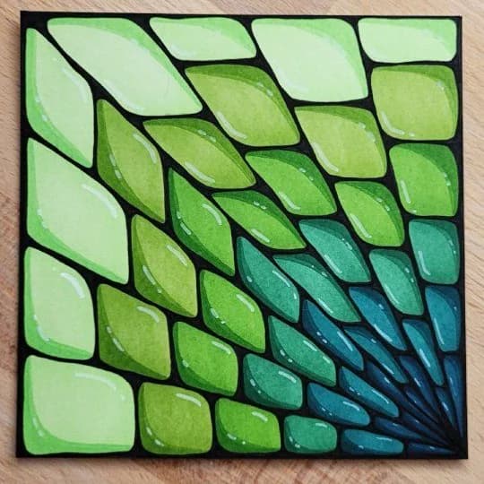 Tile doodling example 4