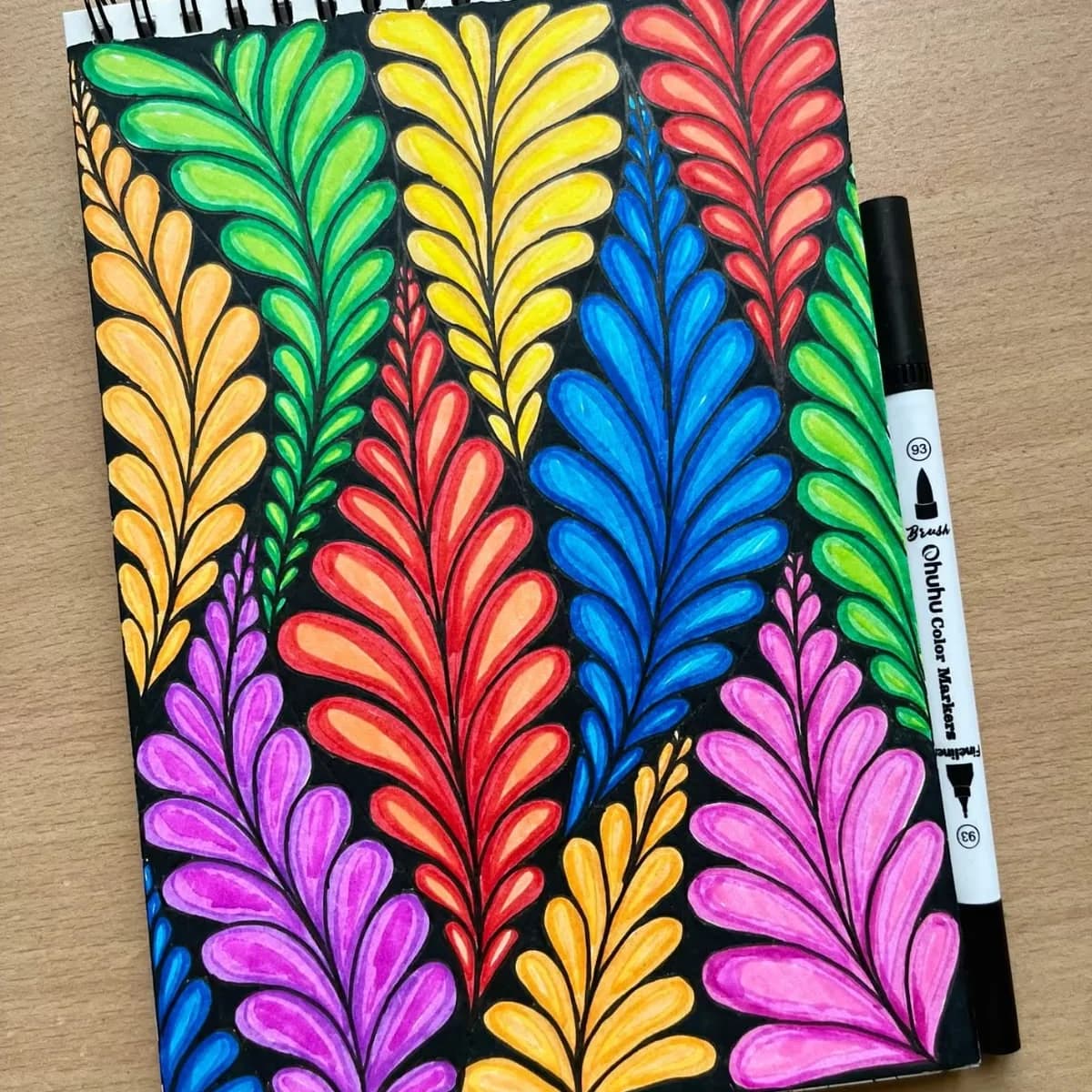Tile doodling example 7