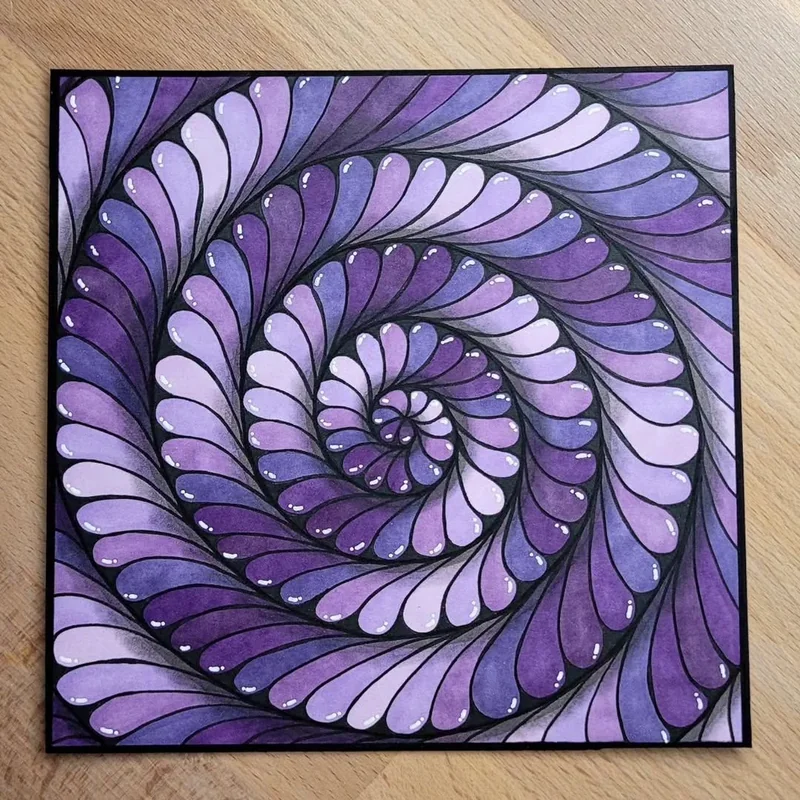Tile doodling example